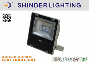 Luces de inundación del jardín LED de la prenda impermeable de la pureza elevada 3000 - 6000k, reflectores de 10w LED